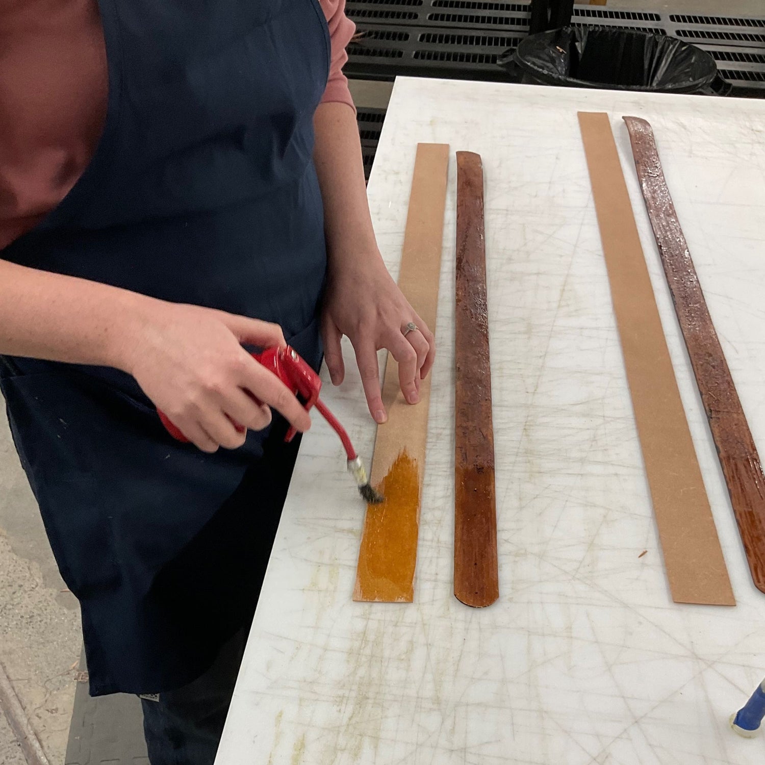 Belt Liner BLEMISH GRADE - 3/4oz Hermann Oak Leather 2" Width