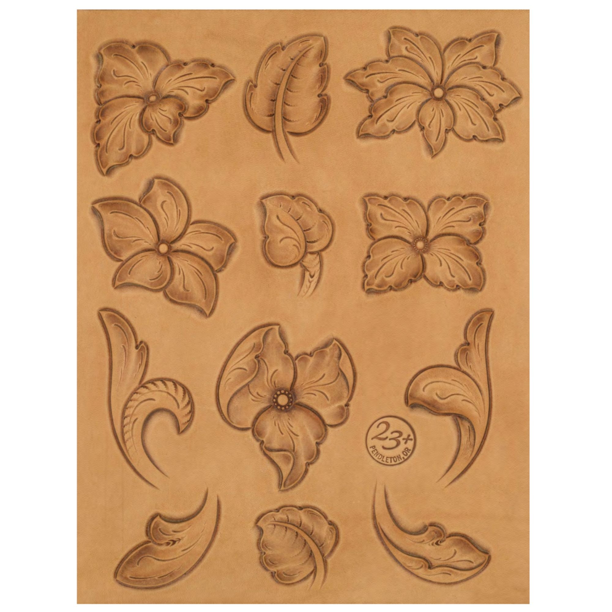 Leather Tooling Pattern Book by Joe Meling - Vol 1
