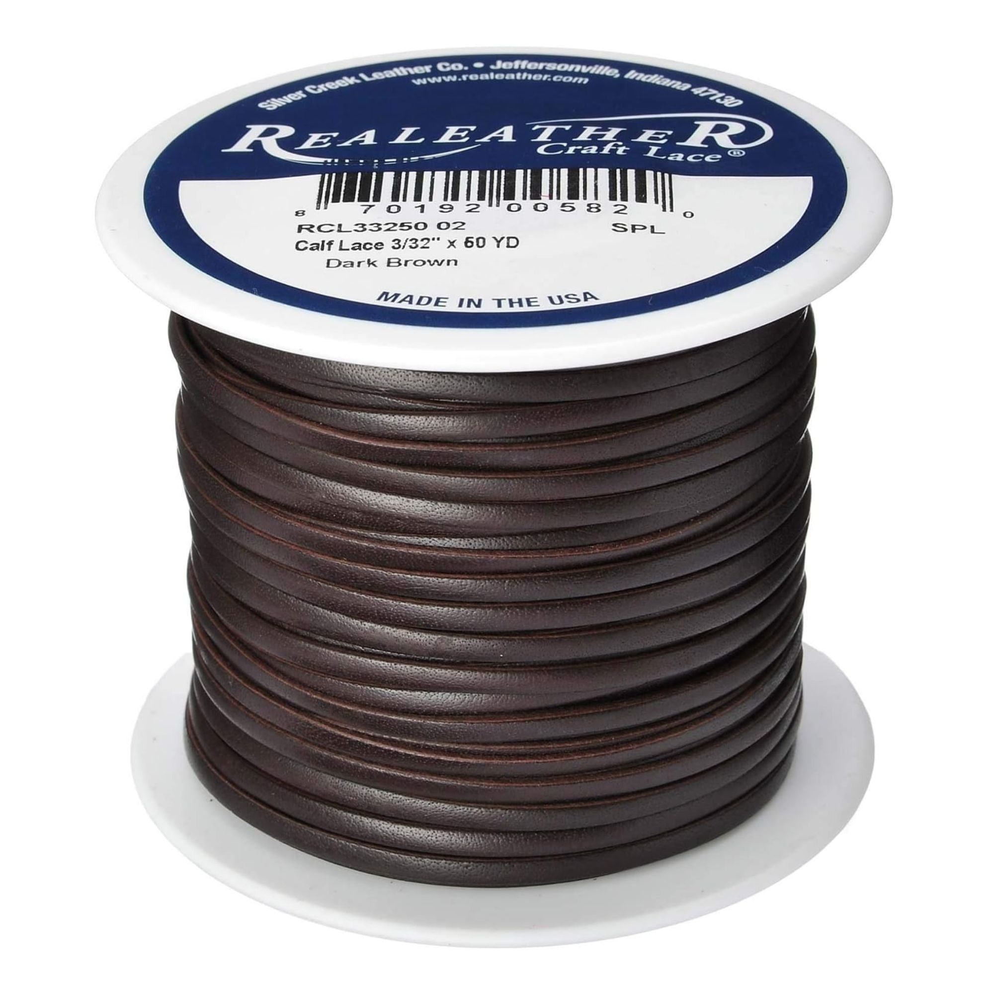 Calf Lace Spool 5/32" x 25 yd (Various Colors Available)