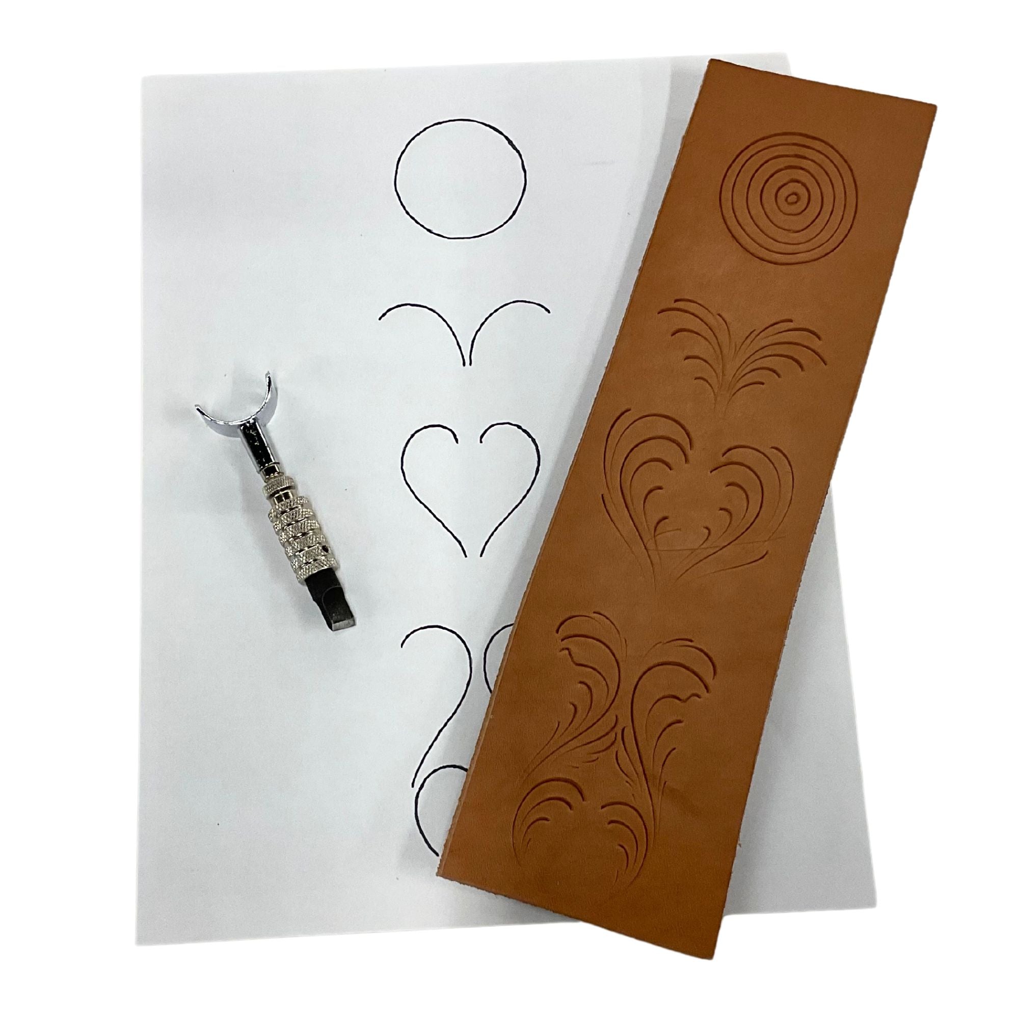 Free- Swivel Knife Practice Guide Pattern