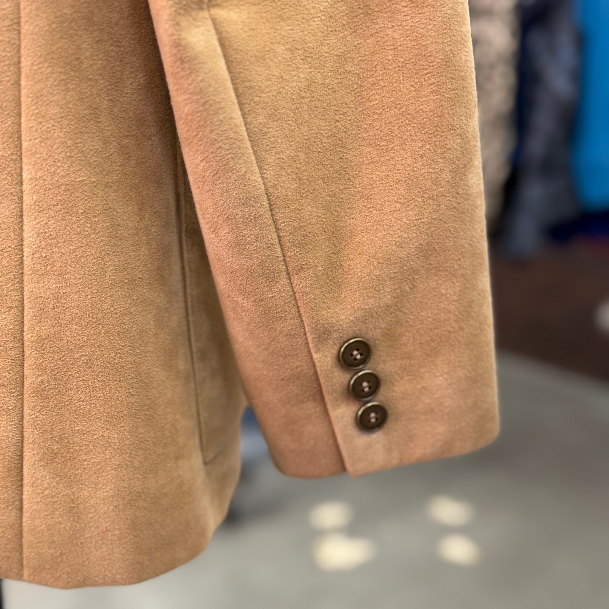 Faux Suede Blazer