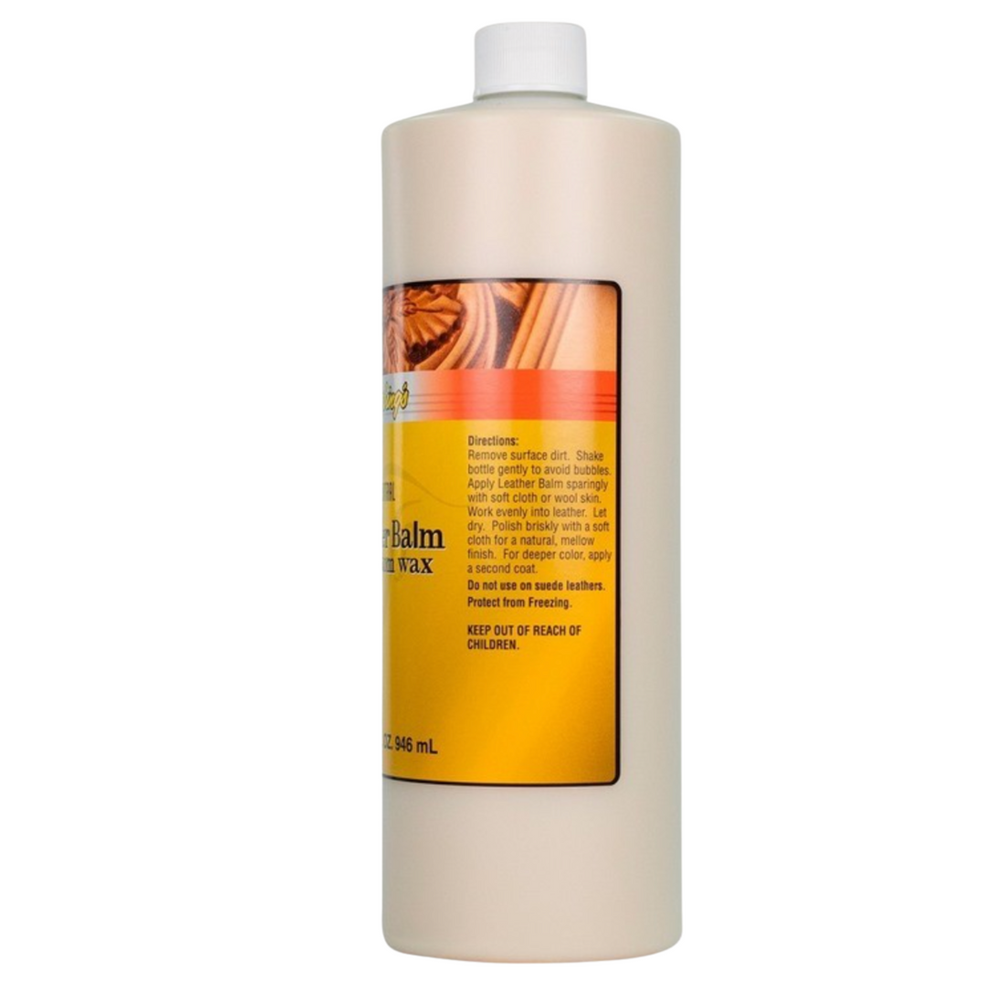 Leather Balm with Atom Wax 32 oz