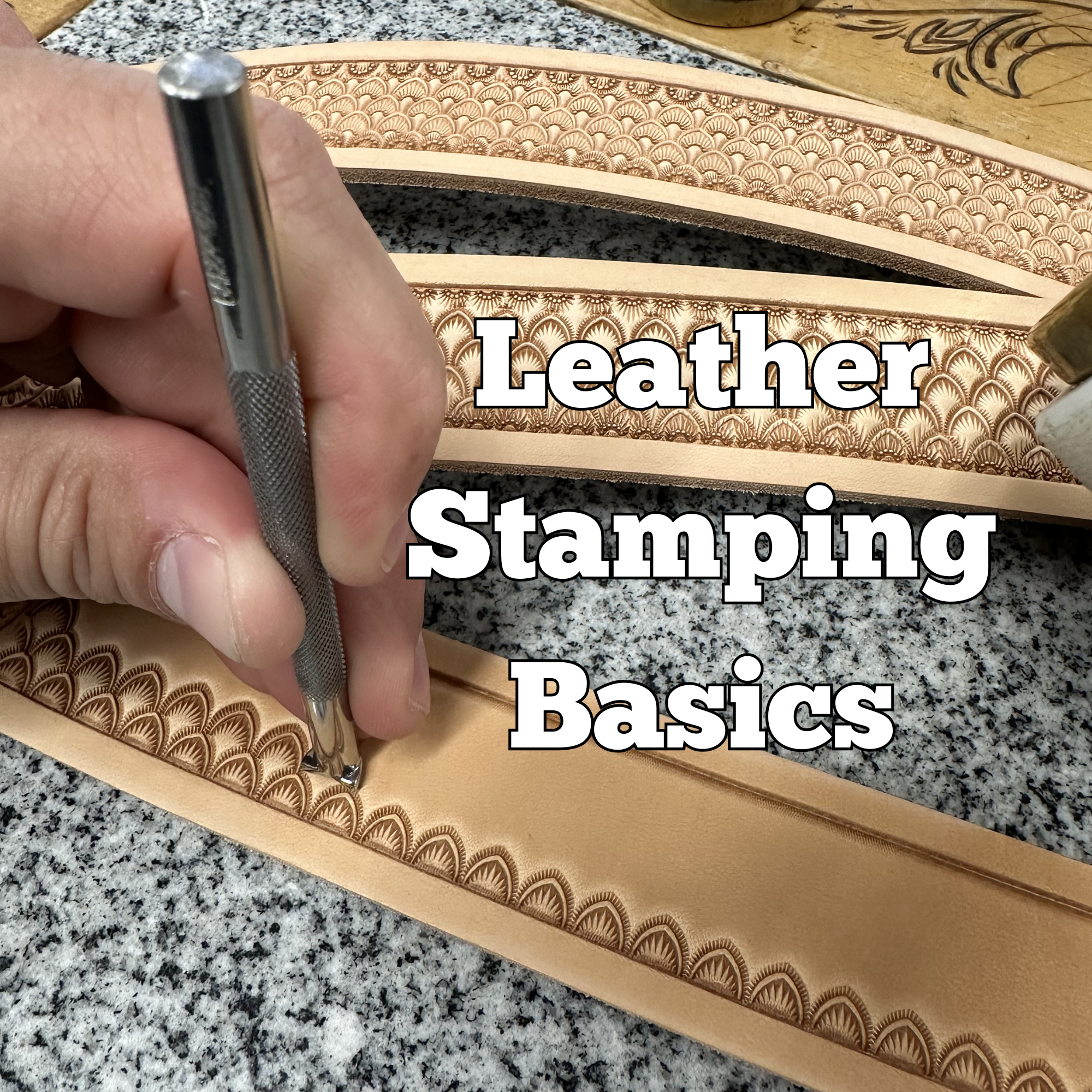 In-Person Leather Stamping Basics Class | March 20th, 2026 | 9 - Noon