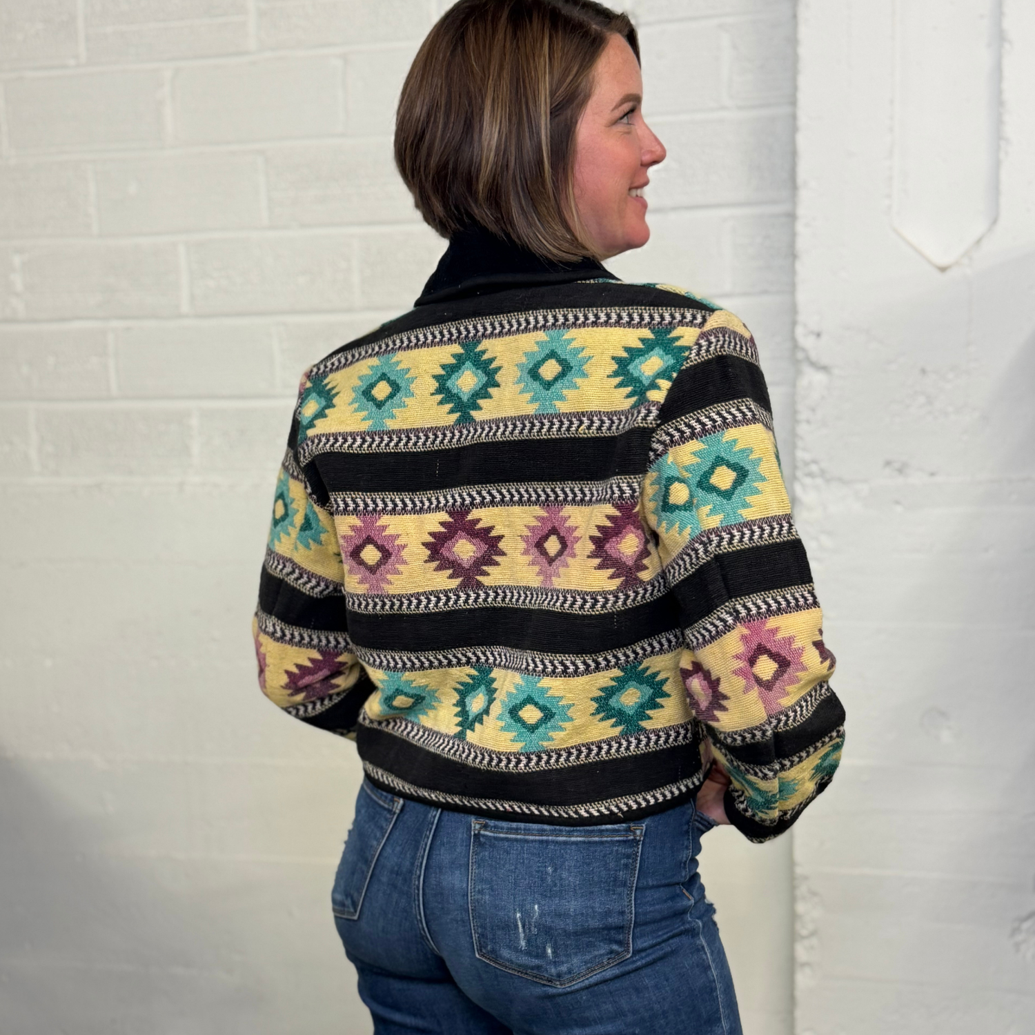 Vintage New Identity Southwestern Blazer Jacket