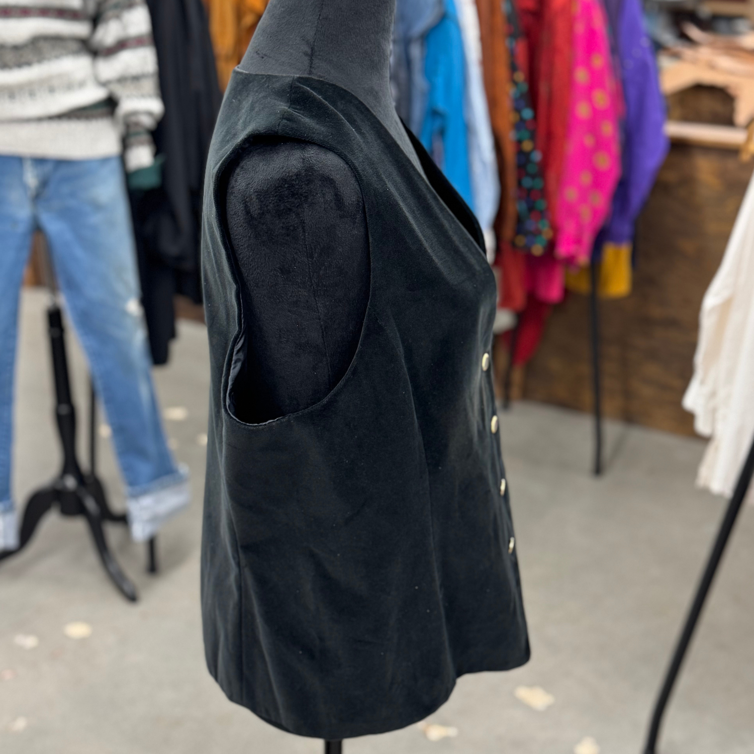 Vintage 90s Pendleton Woolen Mills Black Vest