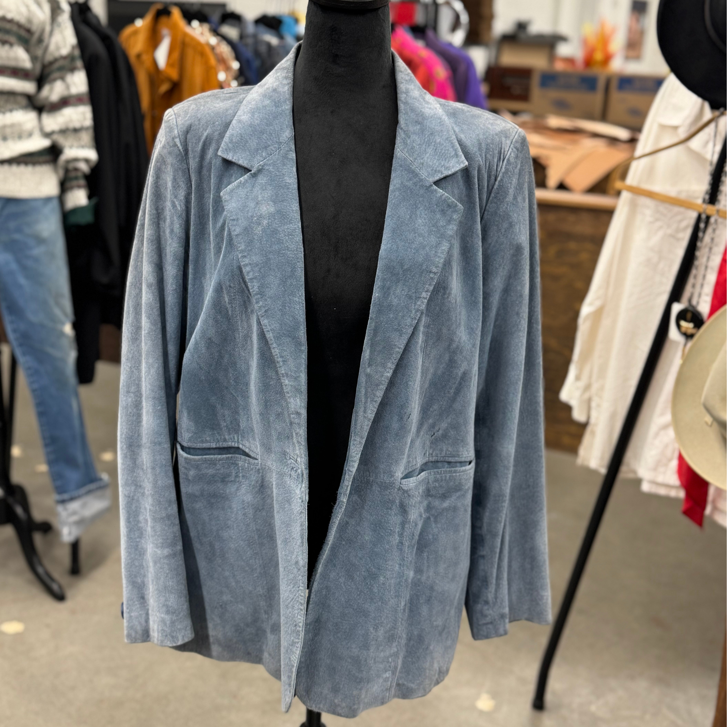 Vintage 90s Suede Blazer