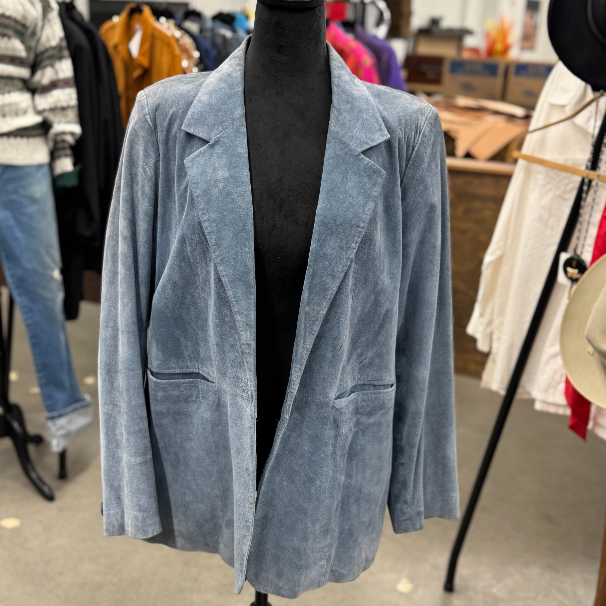 Vintage 90s Suede Blazer