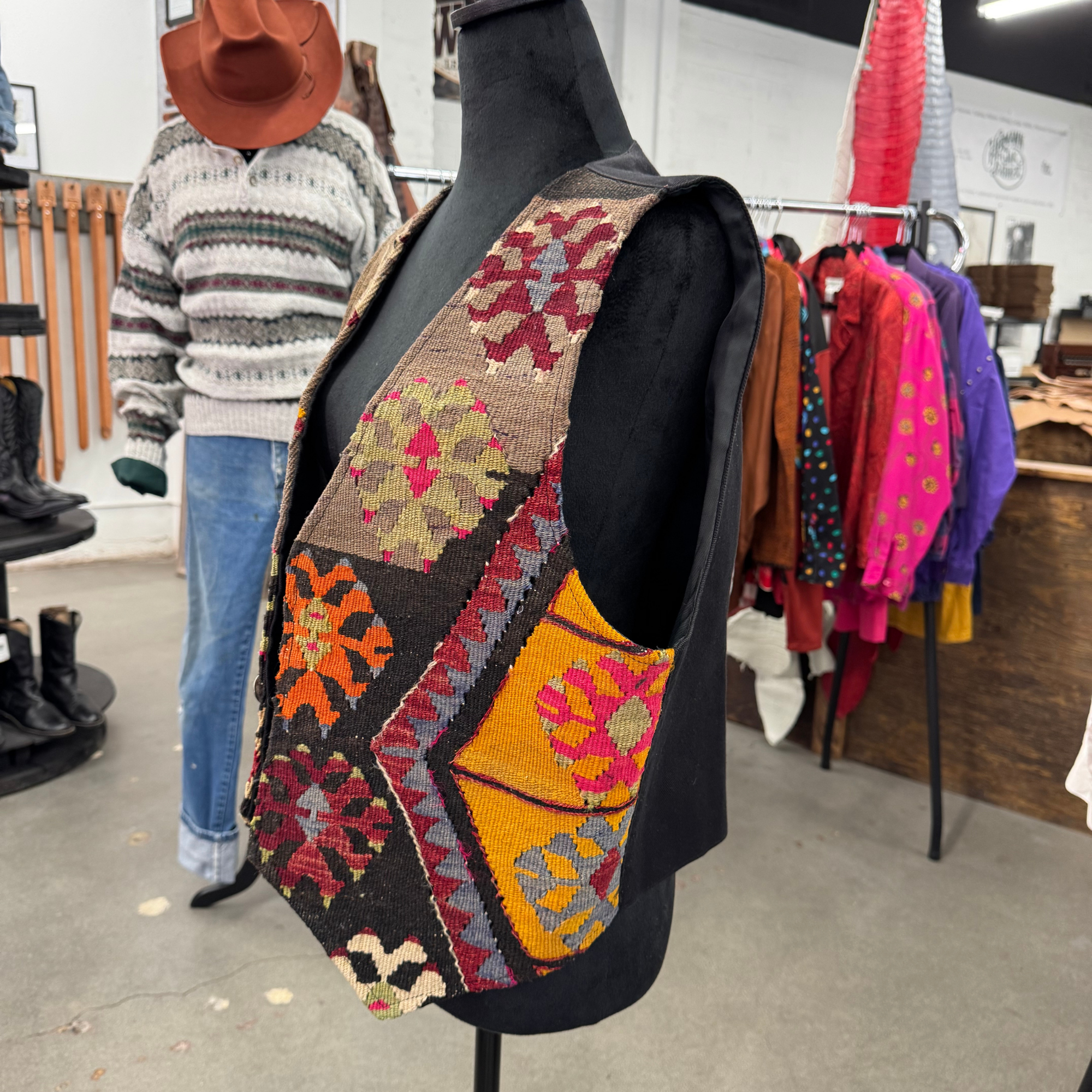 Vintage 90s Tapestry Vest