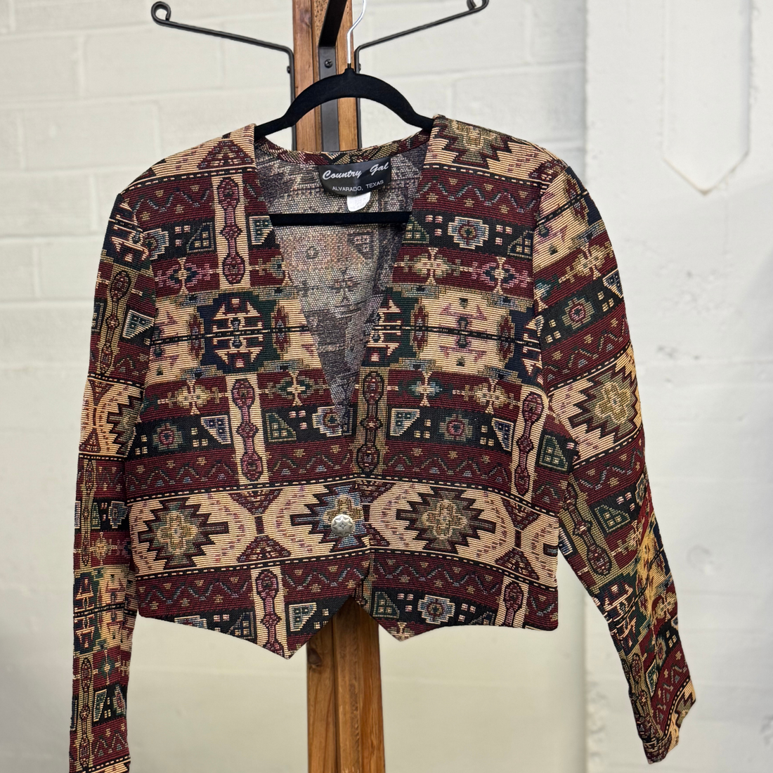 Vintage Country Gal Southwestern Tapestry Jacket – Made in USA