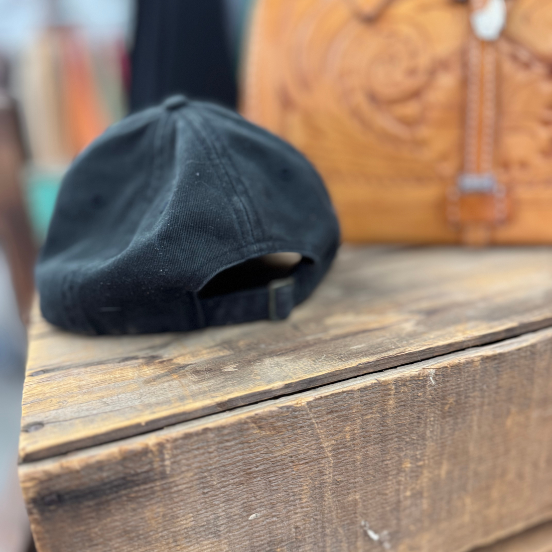 Vintage Pendleton Buck Football Black Ball Cap