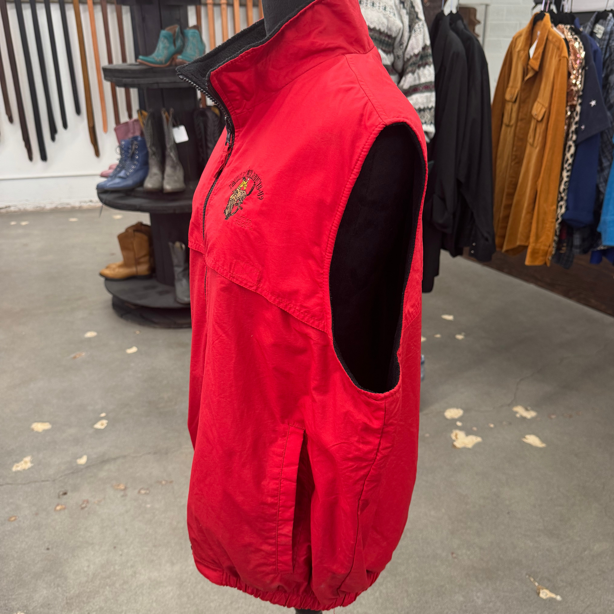 Vintage Pendleton Round Up Red Vest