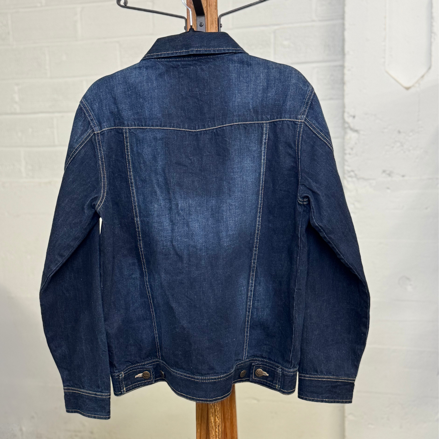 Vintage Wrangler “Spirit of America” Denim Jacket - Made in USA - Zip Front -Medium