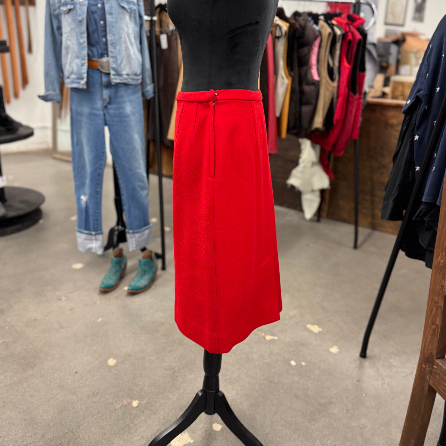 Vintage 70s Pendleton Pencil Skirt
