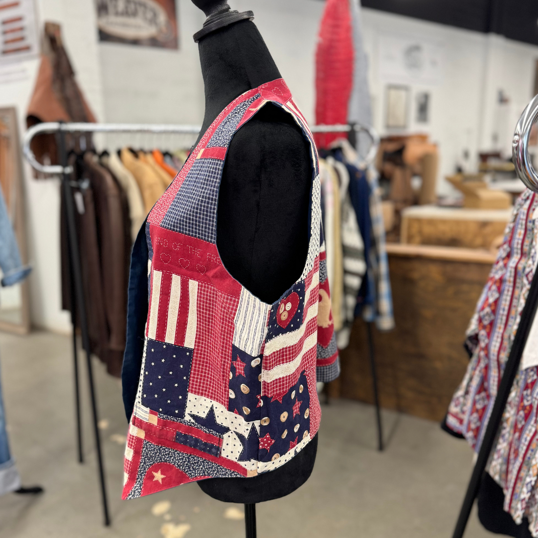 Vintage Land Of The Free Vest