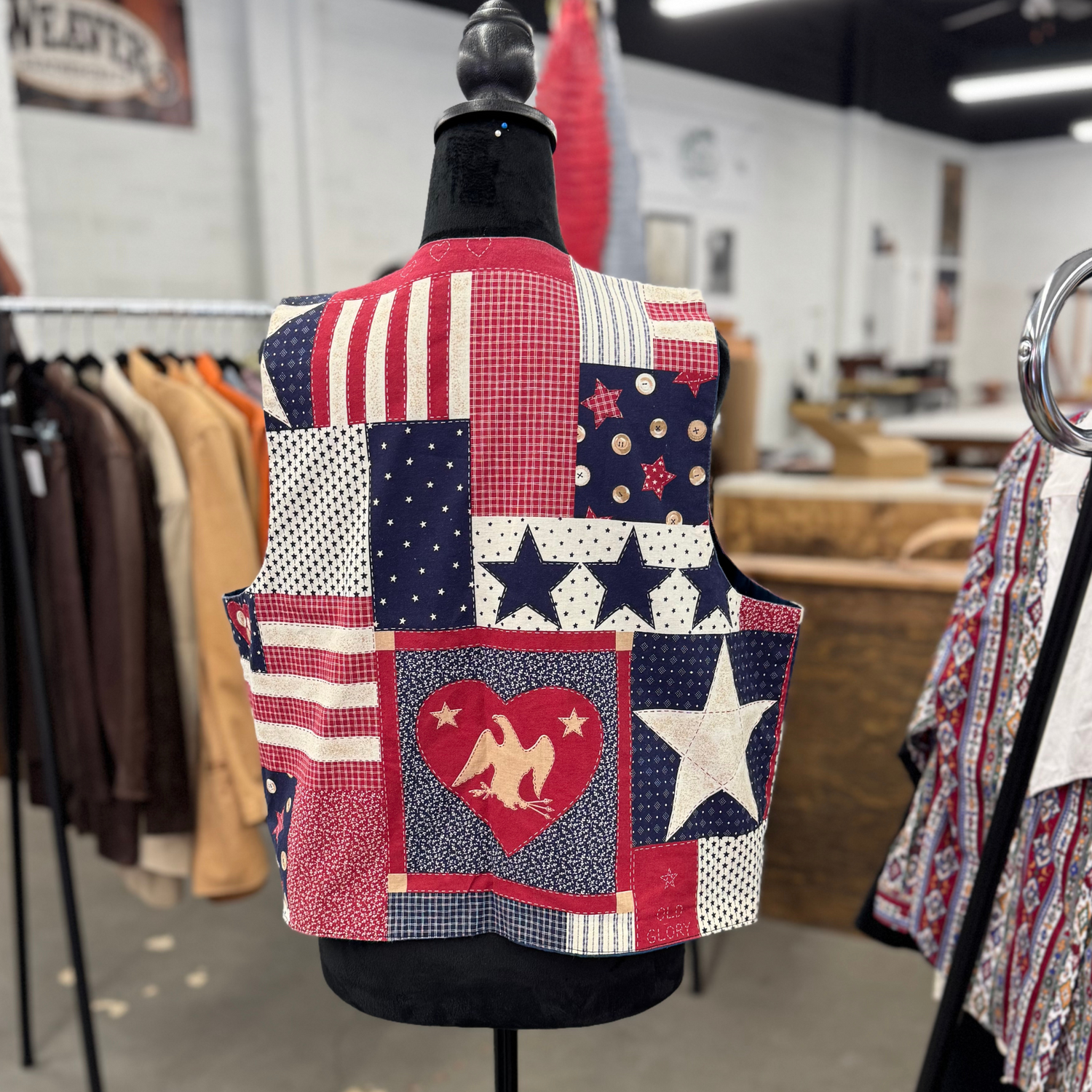 Vintage Land Of The Free Vest