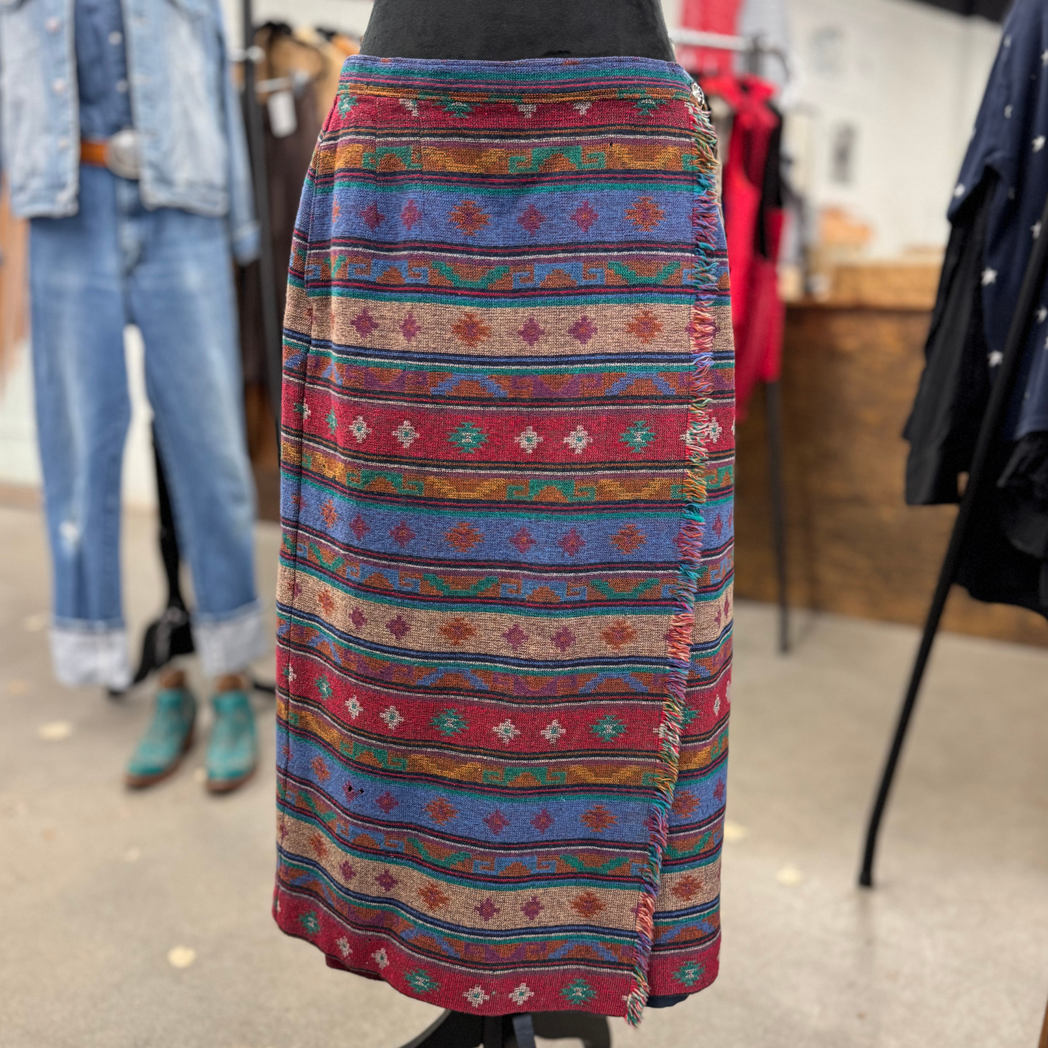 Vintage Pendleton Wrap Skirt