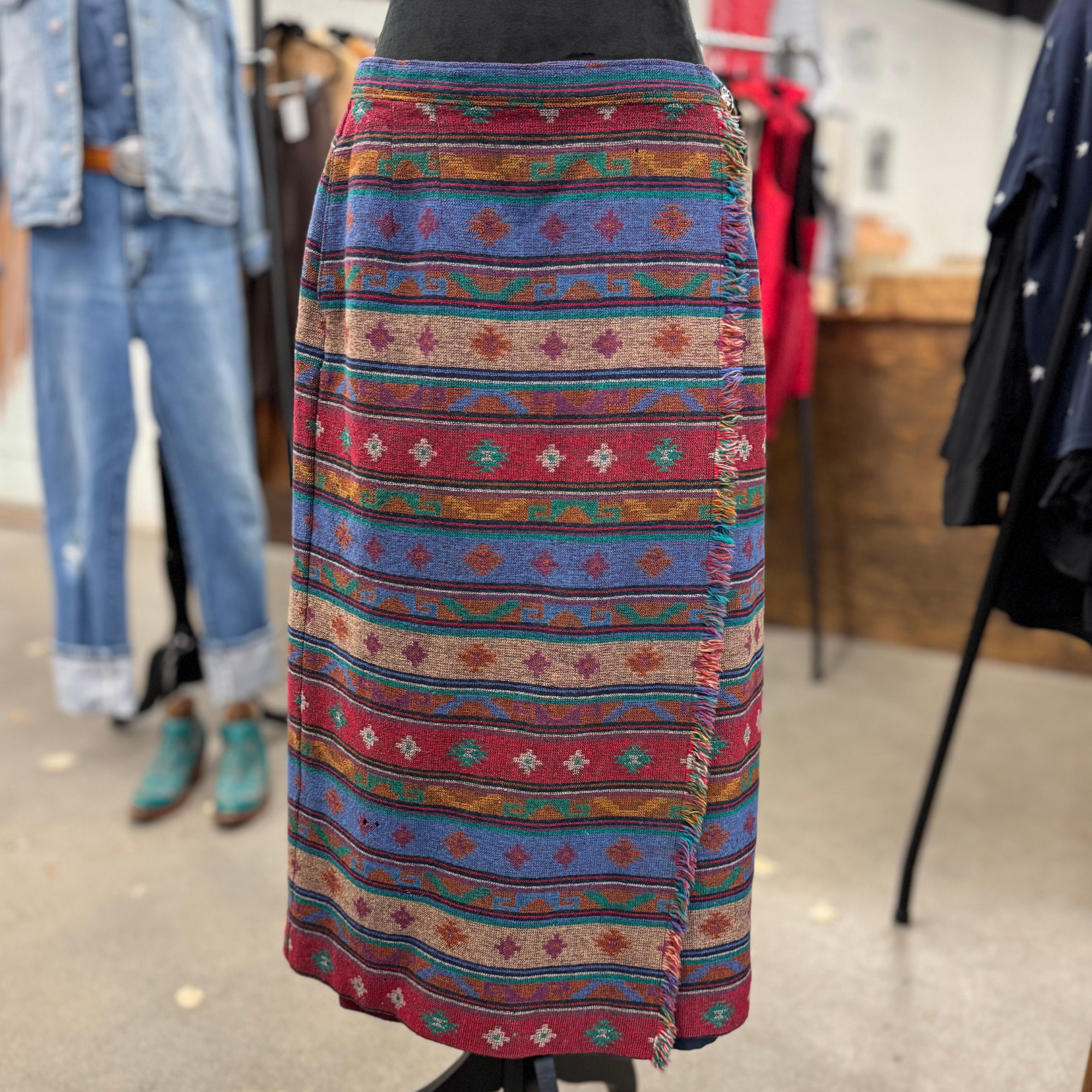 Vintage Pendleton Wrap Skirt