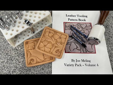 Leather Tooling Pattern Book By Joe Meling - Vol 4