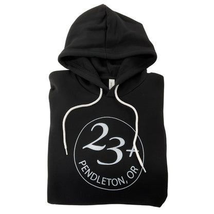 23+ Logo Hoodie Sweatshirt - Black
