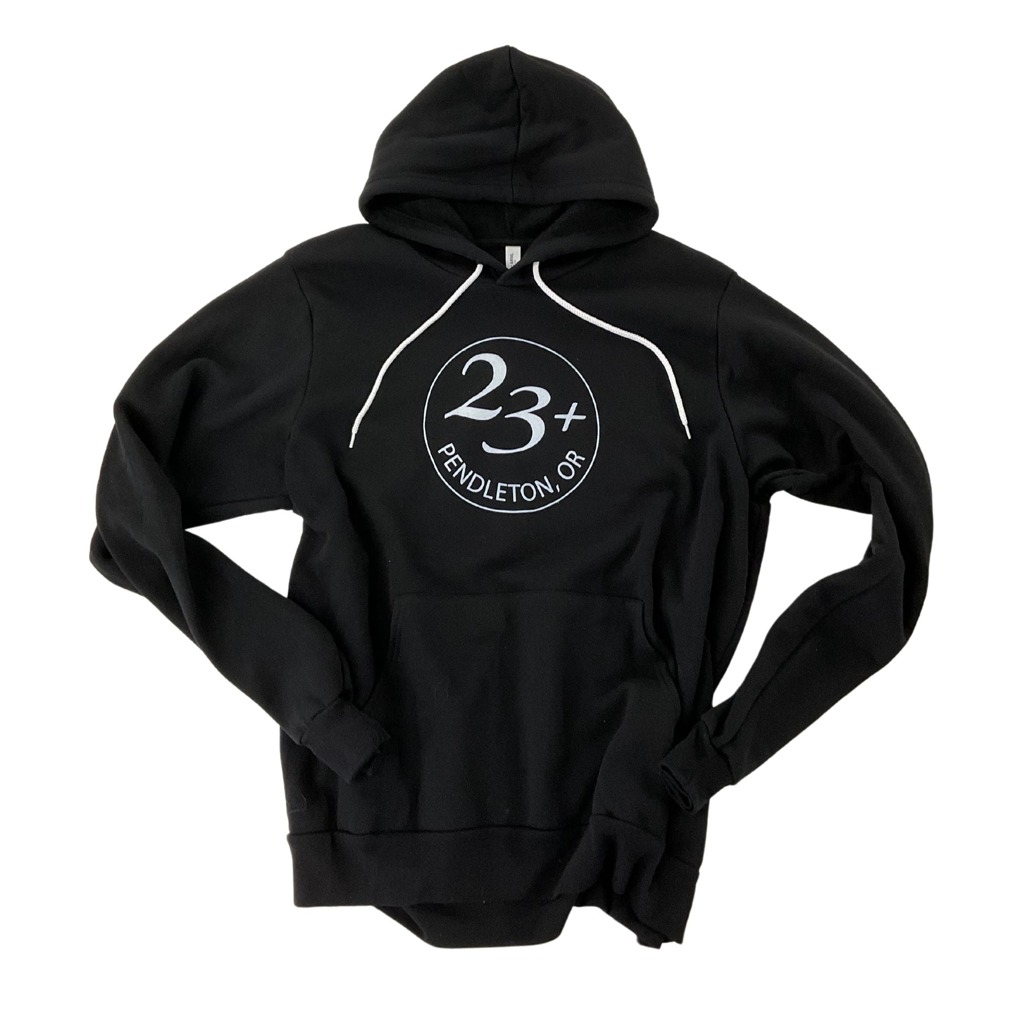 23+ Logo Hoodie Sweatshirt - Black
