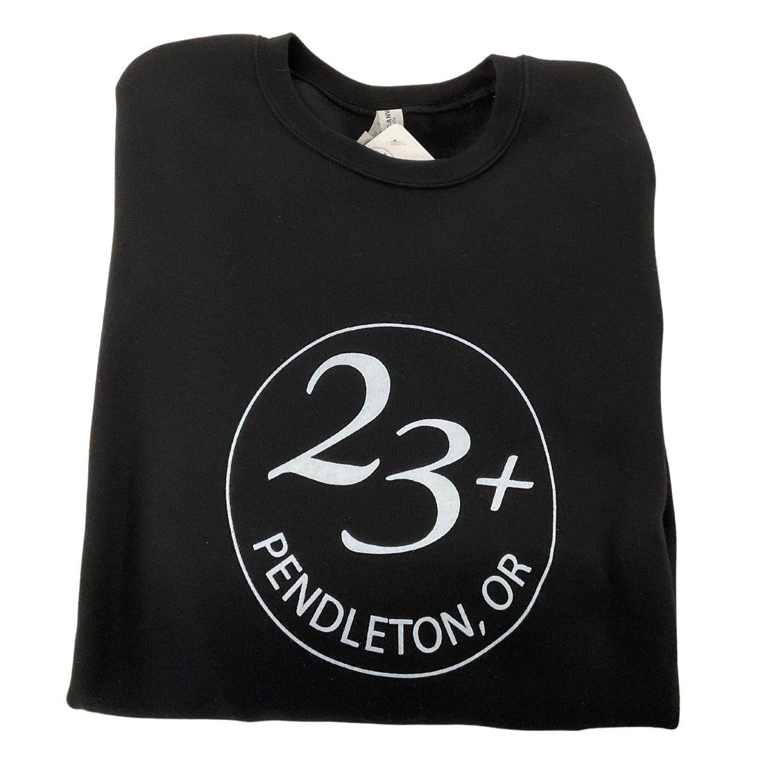 23+ Logo Crew Neck Sweatshirt - Black