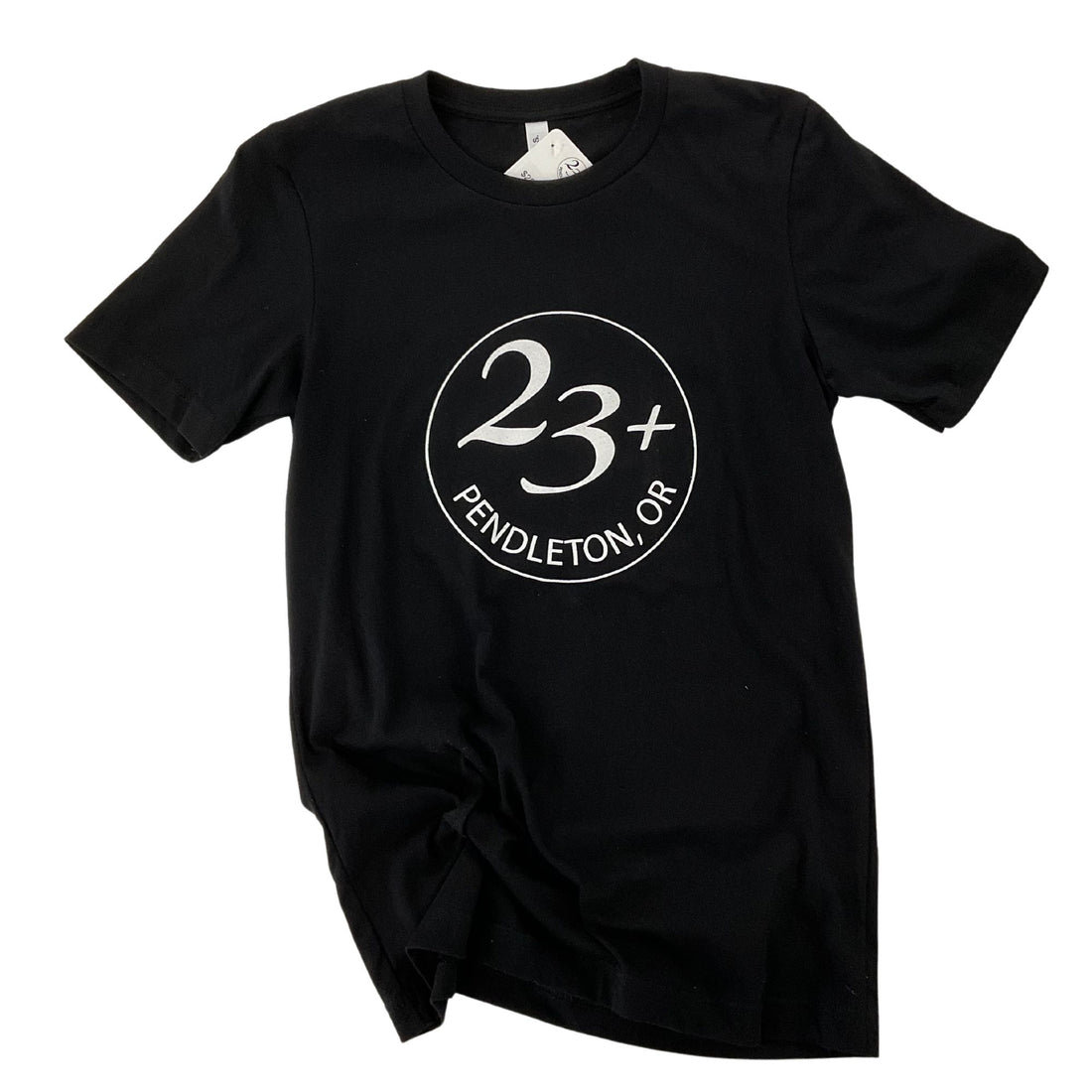 23+ Logo T-shirt Crew Neck- Black