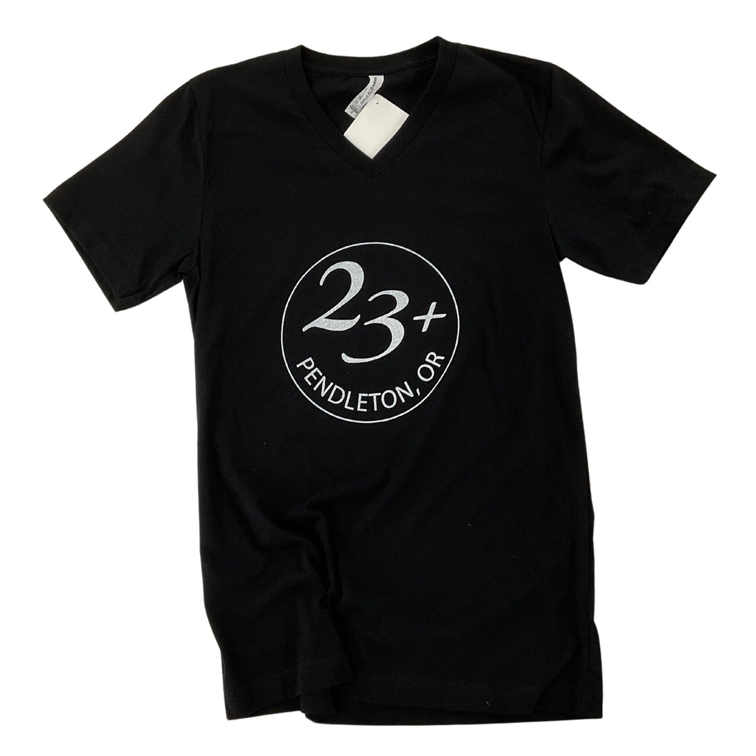 23+ Logo Vneck T-shirt - Black