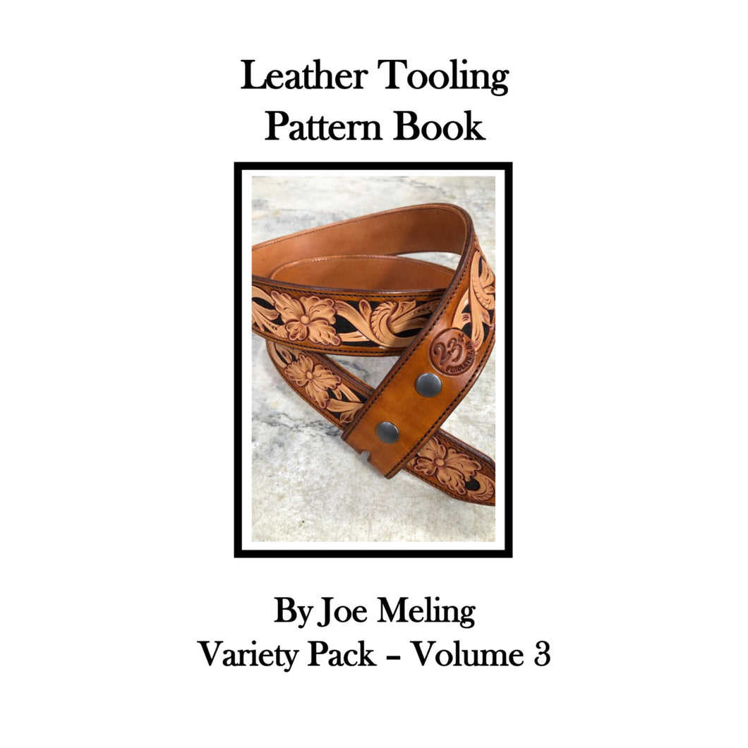 Leather Tooling Pattern Book By Joe Meling Vol 3 23 Plus