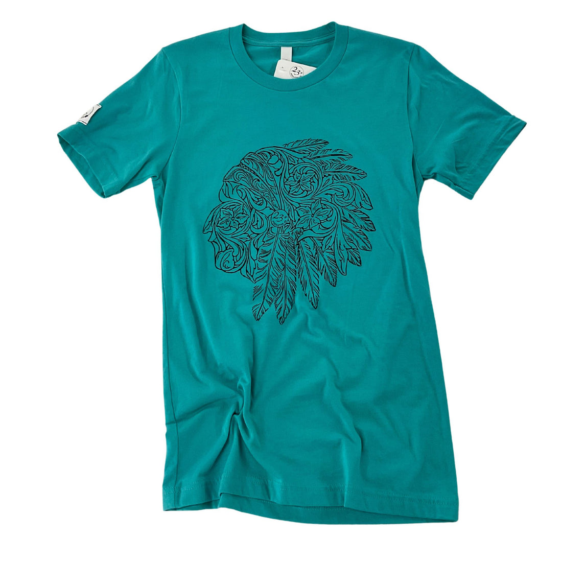 Speciality Pattern T-Shirt - Chief - Turquoise