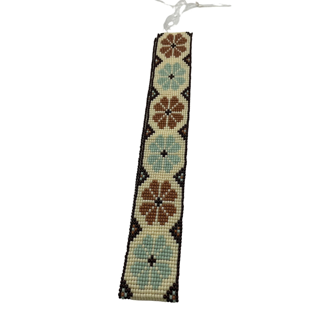 Beaded Inlay For Belt - Floret
