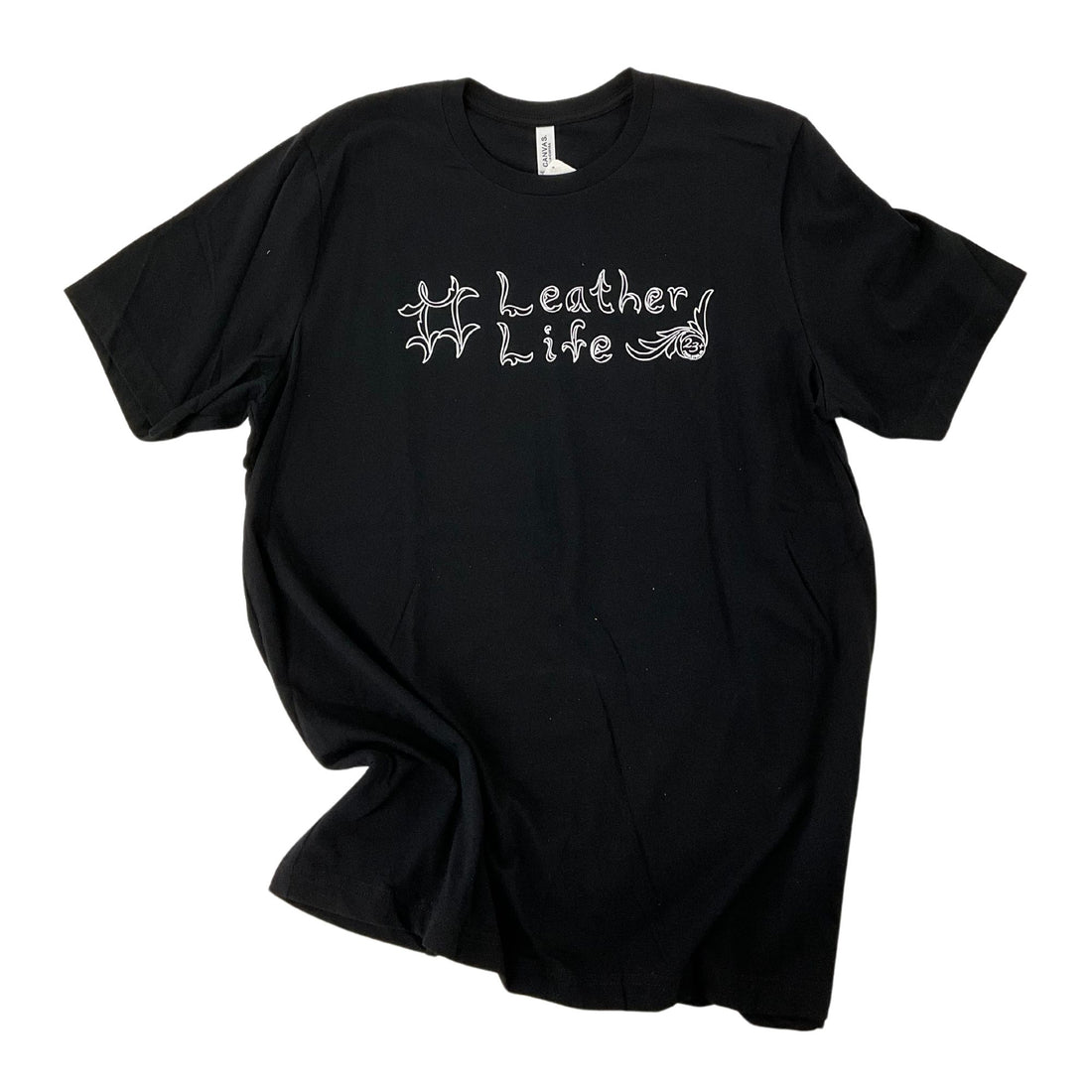 Leather Life T-Shirt - Black