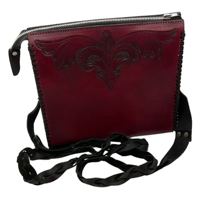 (On-Line Course)Tooled Crossbody Purse With Zipper