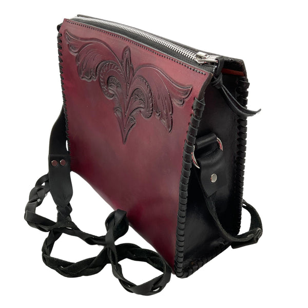 Les six “TAXED dyed leather bag” Buy Pozitive Leather And Hair On Bag Online at Wholesale