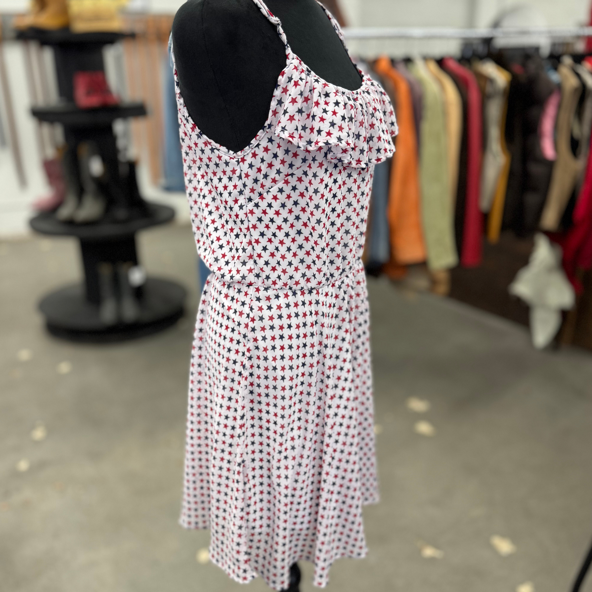 Red, White &amp; Blue Star Dress