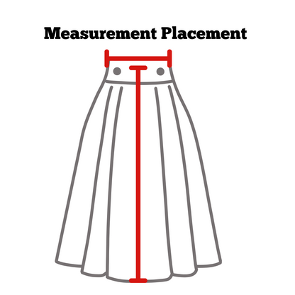 Vintage Red Pleated Skirt