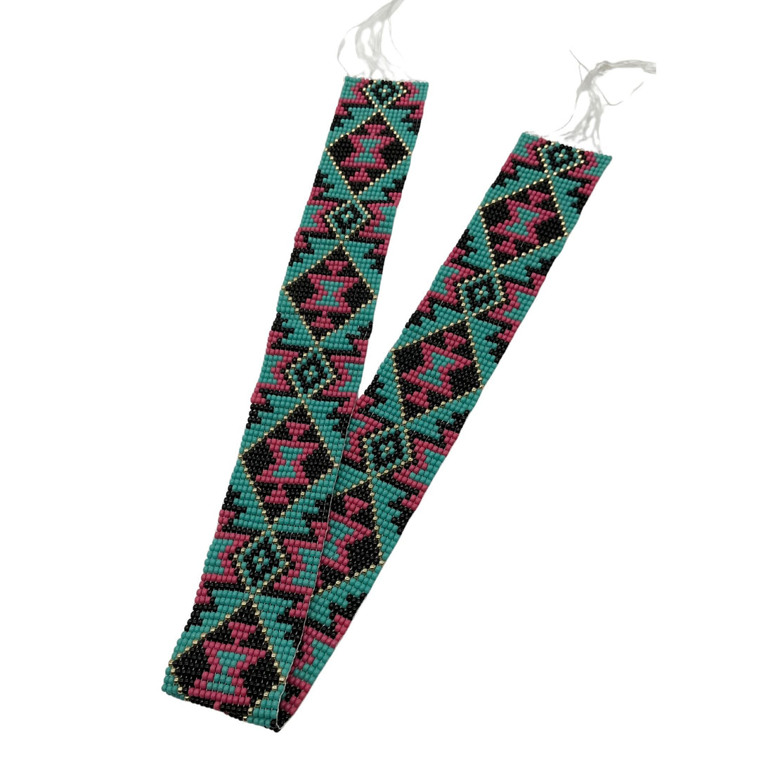 Beaded Inlay For Belt - Tibbets