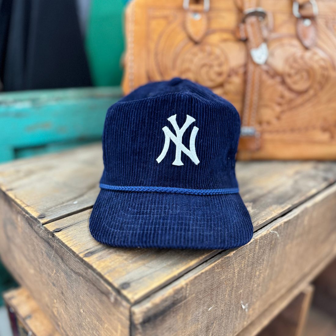 Vintage New York Yankees Corduroy Ball Cap
