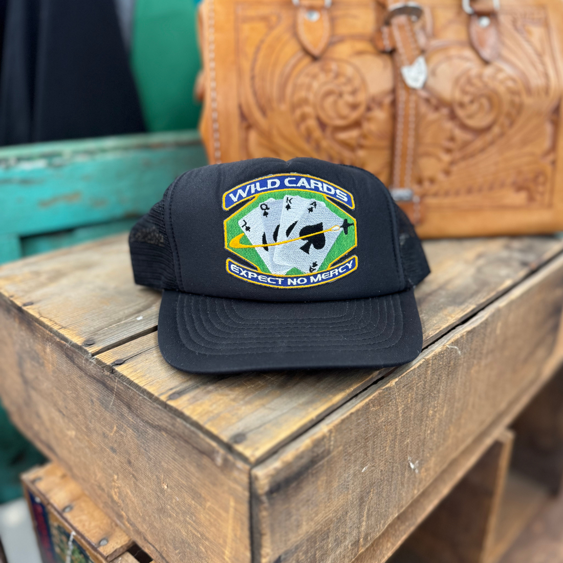 Vintage Wild Card Trucker Hat