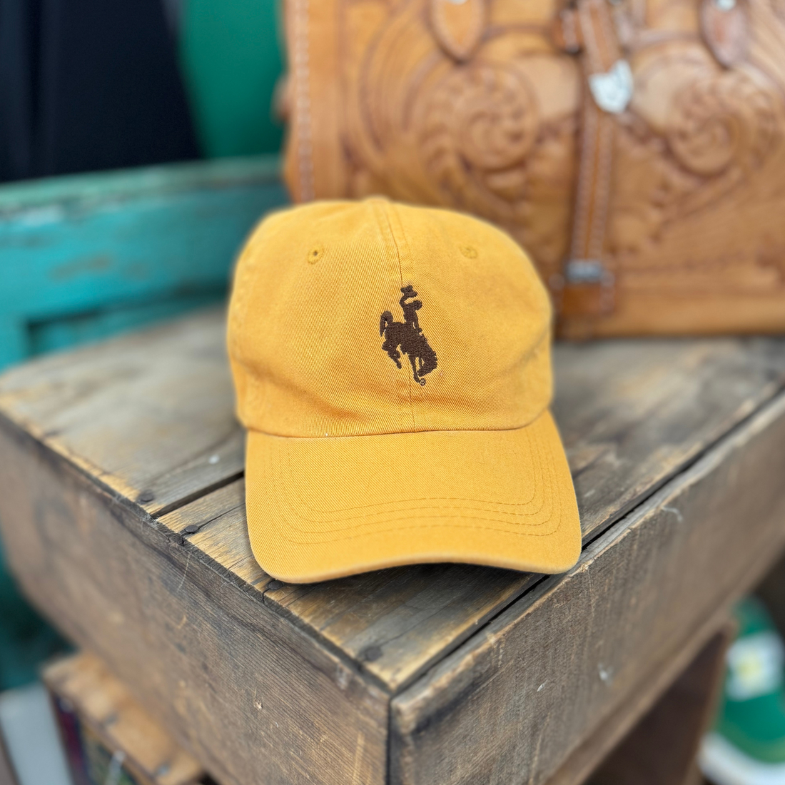 Vintage Wyoming Cowboy Ball Cap