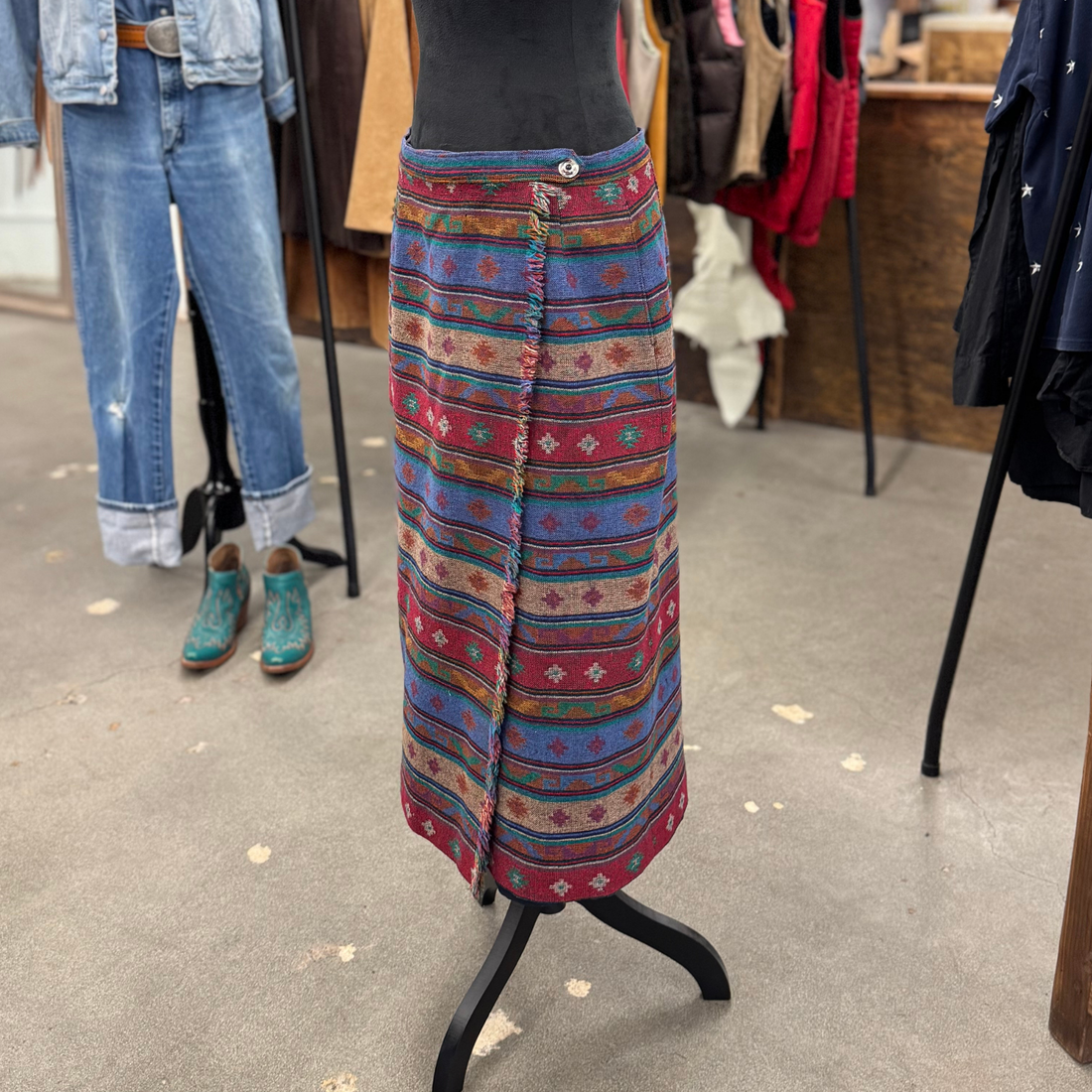 Vintage Pendleton Wrap Skirt